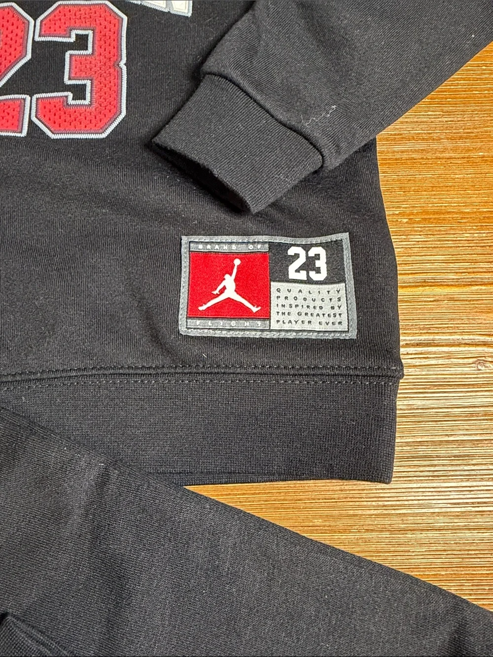 Jordan 23 Fleece Hoodie Toddler Boys' Black Set 24M Brand New!